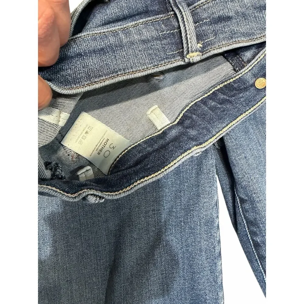 MOTHER Hustler Roller Patch Pocket Skimp Jeans - Picture 7 of 9